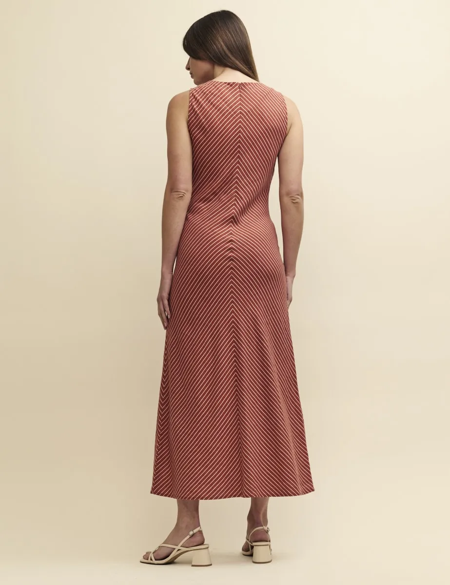 Red Striped Lia Maxi Dress sold by Nobody's Child product image thumbnail 4