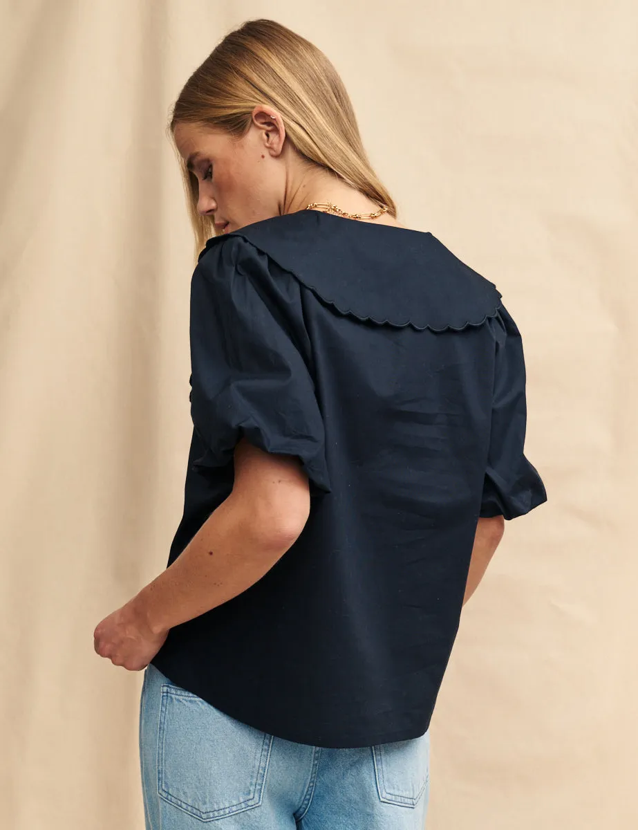 Black Birdie Blouse sold by Nobody's Child product image thumbnail 4