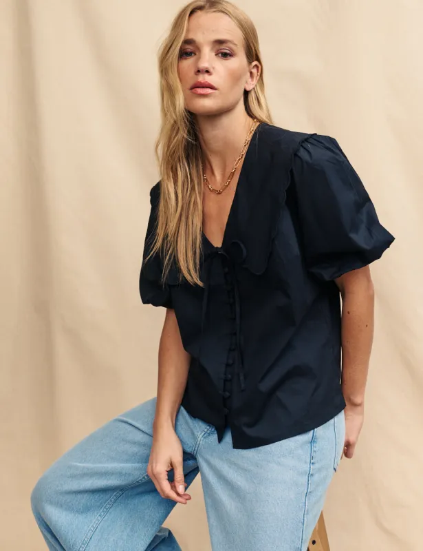 Black Birdie Blouse sold by Nobody's Child