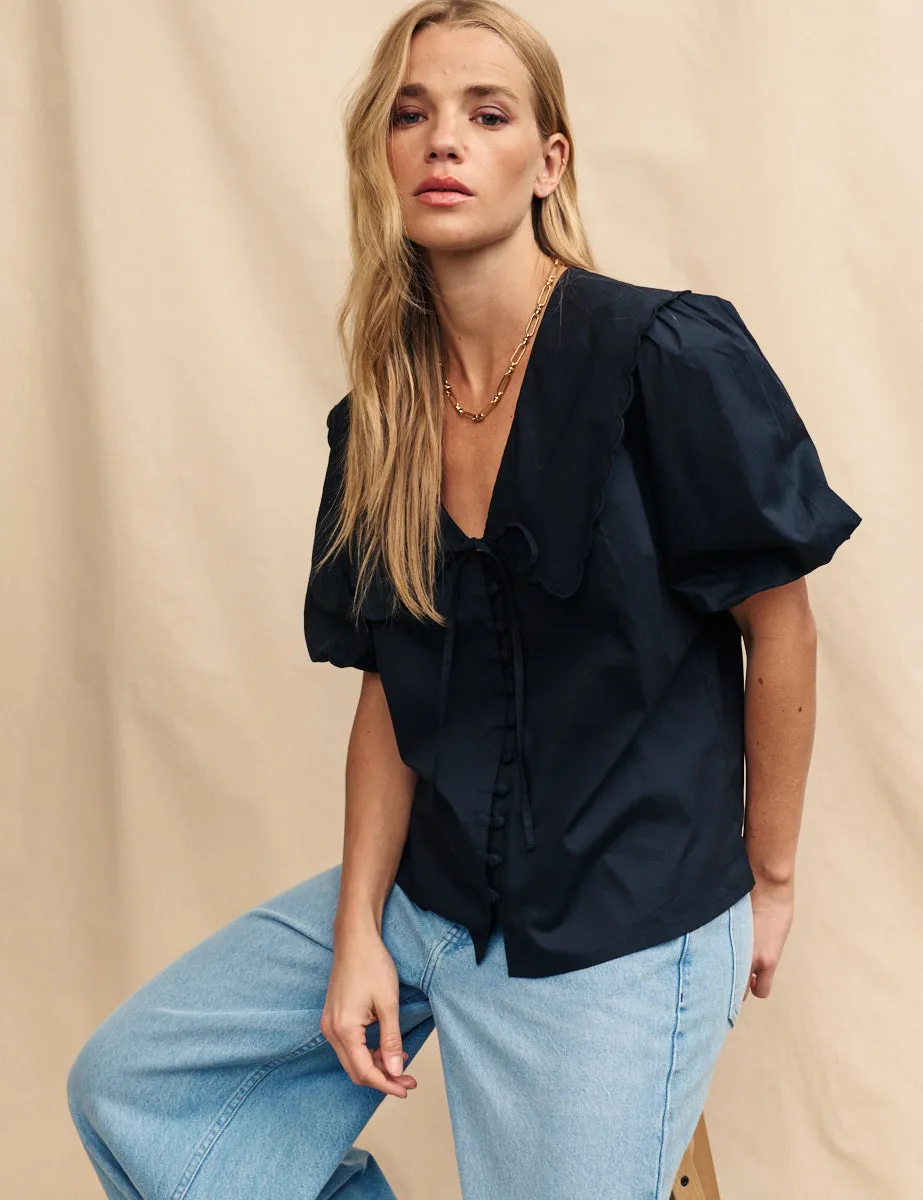 Black Birdie Blouse sold by Nobody's Child