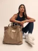 Khaki Green Canvas Tote Bag sold by Nobody's Child