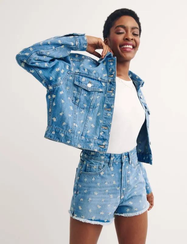 Embroidered Boxy Jacket sold by Nobody's Child