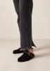 Alohas Black Halia Leather Mules sold by Nobody's Child