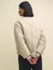 Cream Borg Fleece Reversible Bomber Jacket sold by Nobody's Child