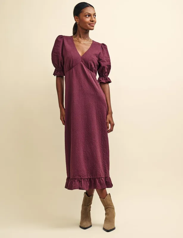 Plum Delilah Midi Tea Dress sold by Nobody's Child