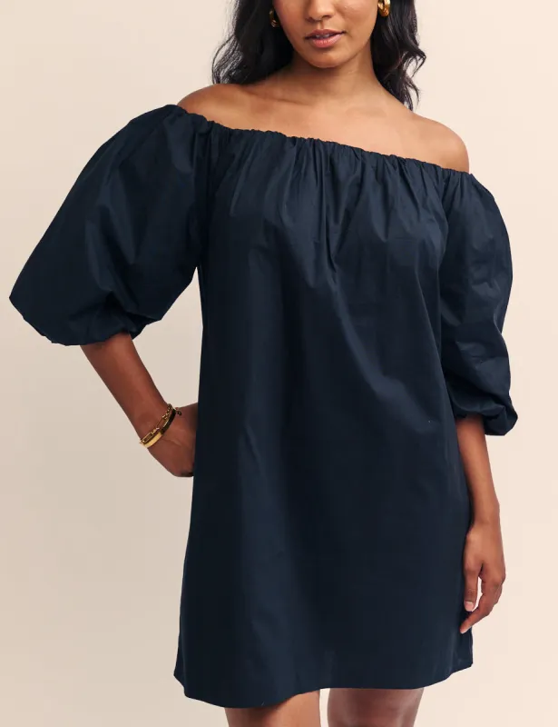 Black Irena Mini Dress sold by Nobody's Child