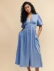 Blue Starlight Midi Dress sold by Nobody's Child