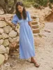 Blue Starlight Midi Dress sold by Nobody's Child