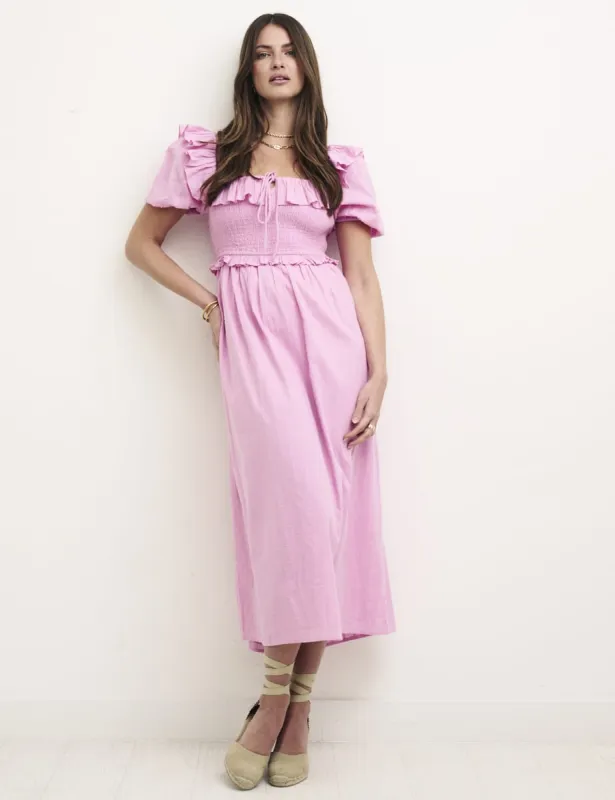 Pink Aria Midi Dress sold by Nobody's Child