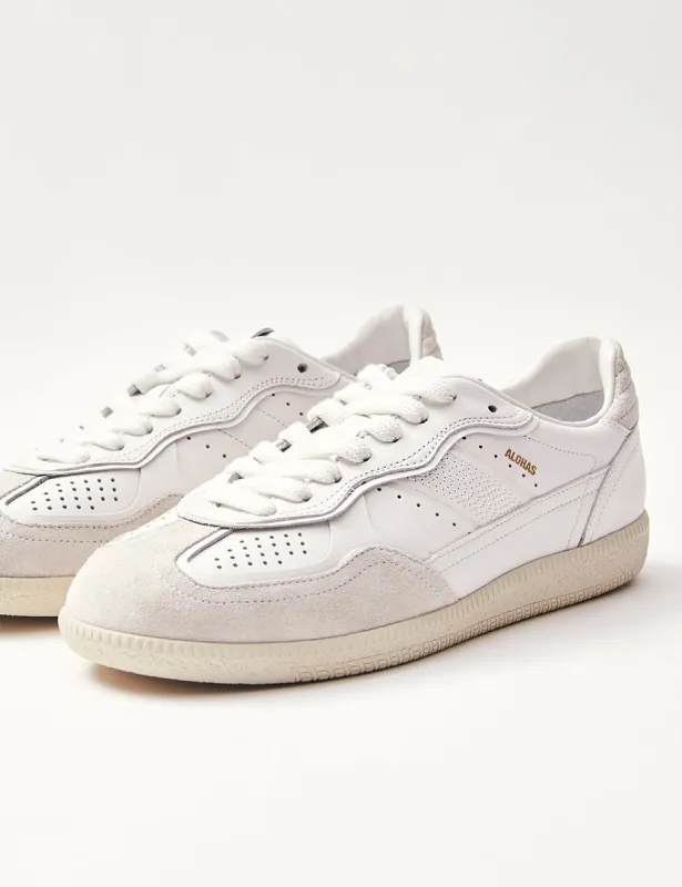 Alohas Rife Light Grey Leather Trainers sold by Nobody's Child