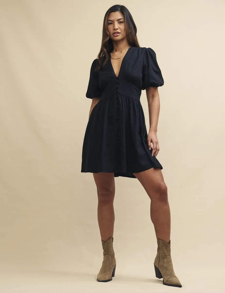 Black Starlight Mini Dress sold by Nobody's Child product image thumbnail 3