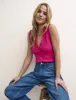 Pink Sleeveless Button Through Knitted Top sold by Nobody's Child
