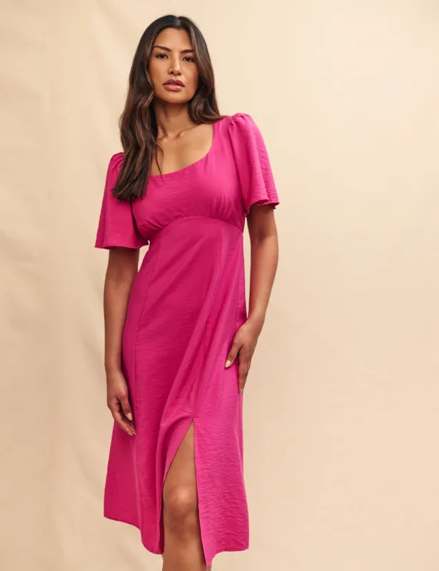 Pink Dee Dee Midi Dress sold by Nobody's Child
