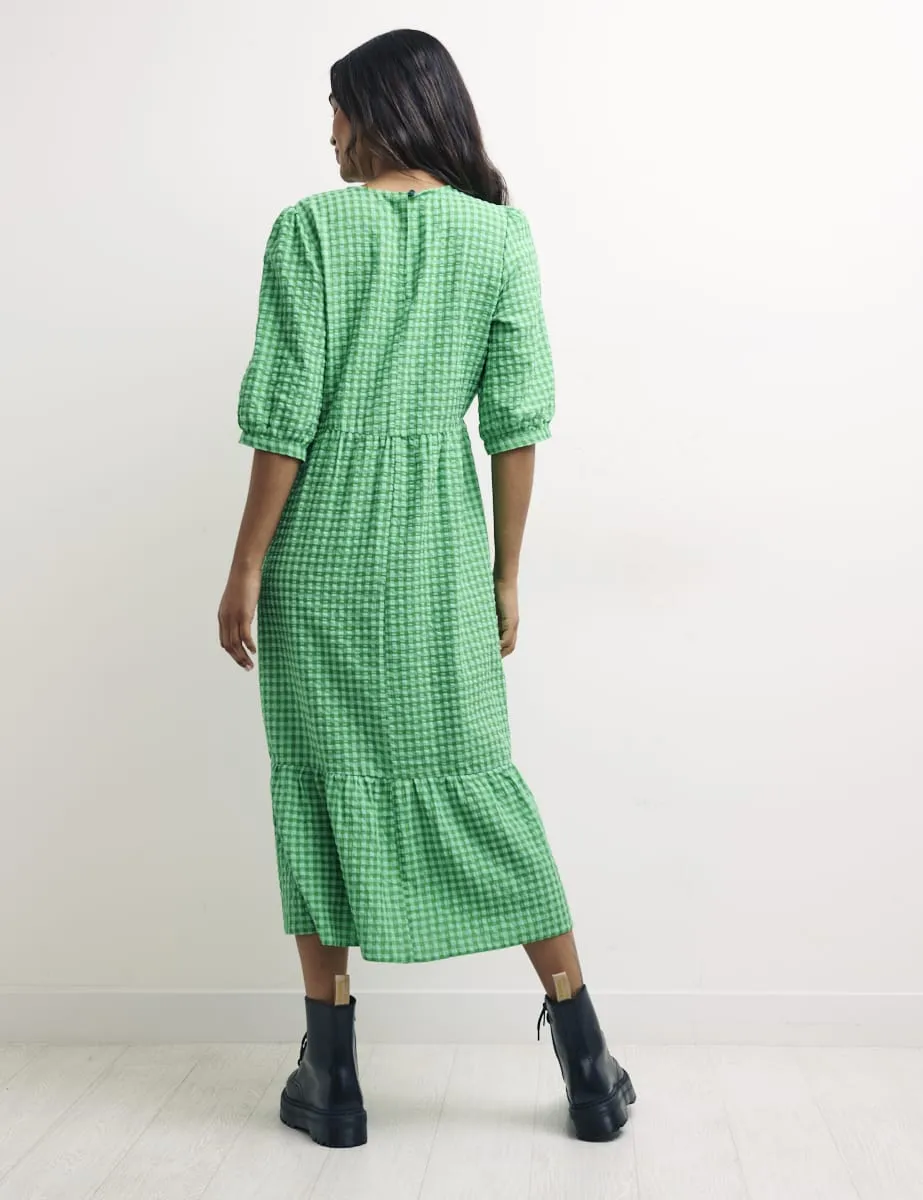 Check Rachel Smock Midi Dress sold by Nobody's Child product image thumbnail 4