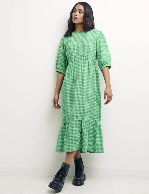 Check Rachel Smock Midi Dress sold by Nobody's Child