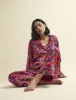 Bright Floral Collared Pyjama Trouser Set sold by Nobody's Child