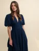 Navy Blue Starlight Midaxi Dress sold by Nobody's Child