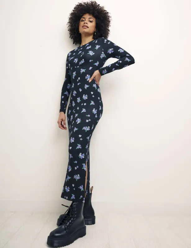 Black Floral Ember Dress sold by Nobody's Child