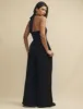 Black Halter Neck Wide Leg Jumpsuit sold by Nobody's Child