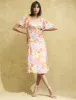 Pastel Floral Dee Dee Midi Dress sold by Nobody's Child