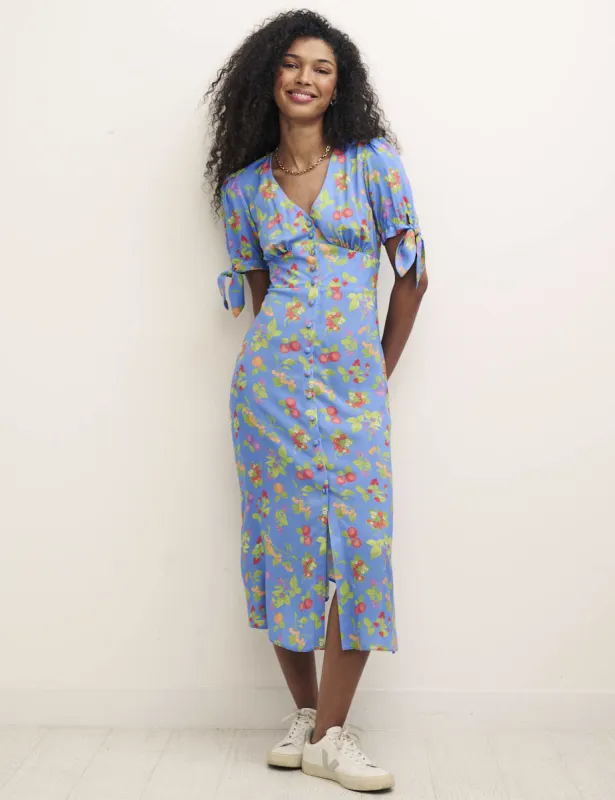 Blue Alexis Tea Midi Dress sold by Nobody's Child