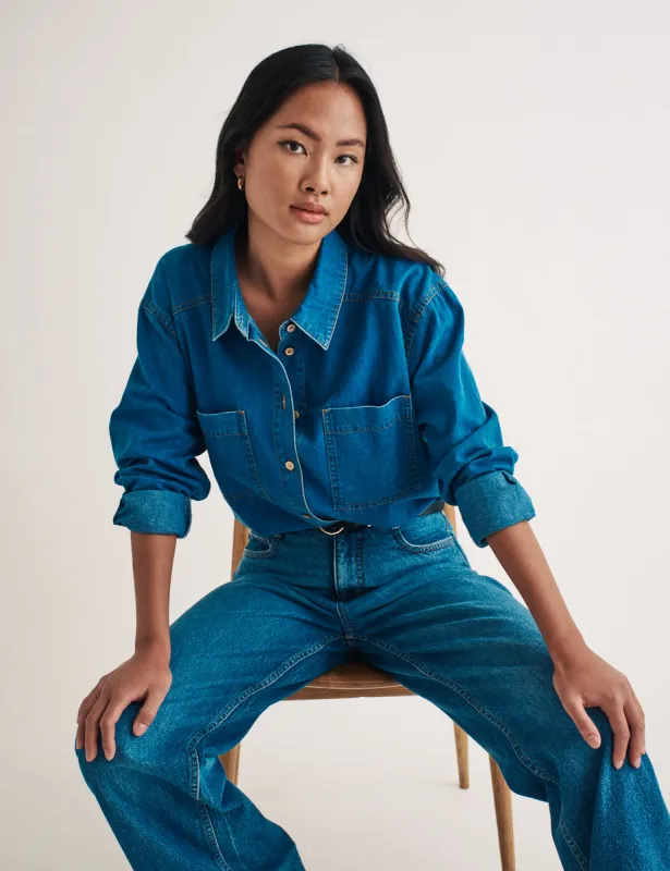 Denim Overshirt sold by Nobody's Child