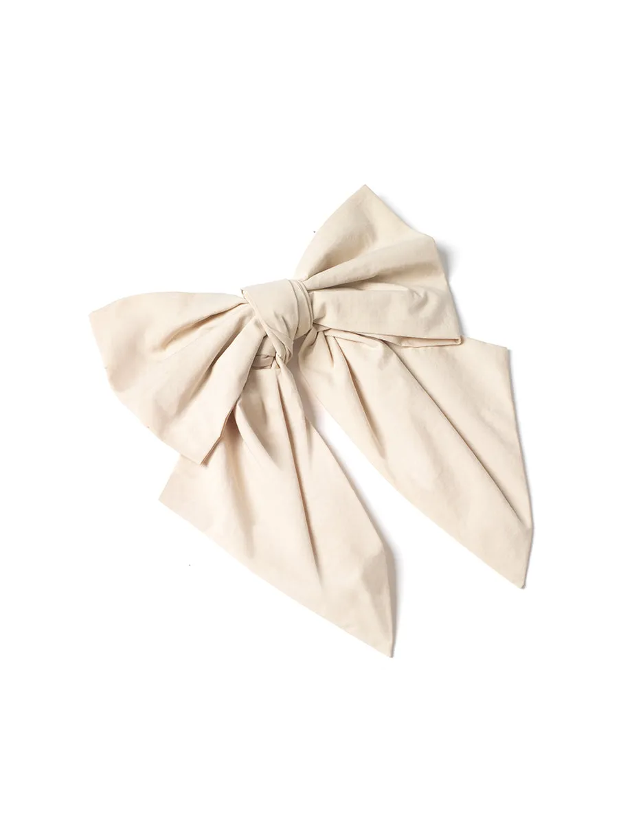 Stone Cotton Hair Bow sold by Nobody's Child product image thumbnail 3