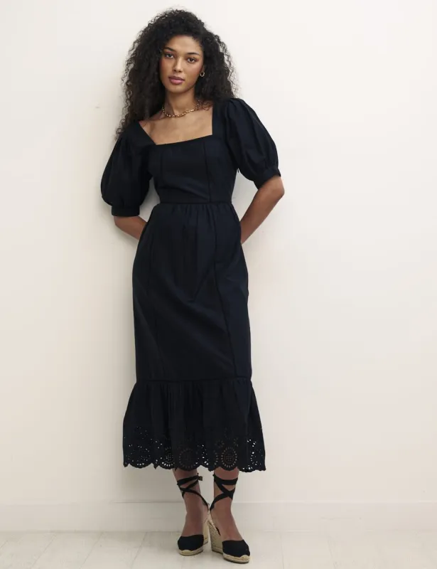 Black Isla Midaxi Dress sold by Nobody's Child
