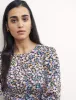 Harper Ditsy Petite Serena Long Sleeve Mini Dress sold by Nobody's Child