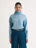 Blue Knitted Roll Neck Jumper sold by Nobody's Child