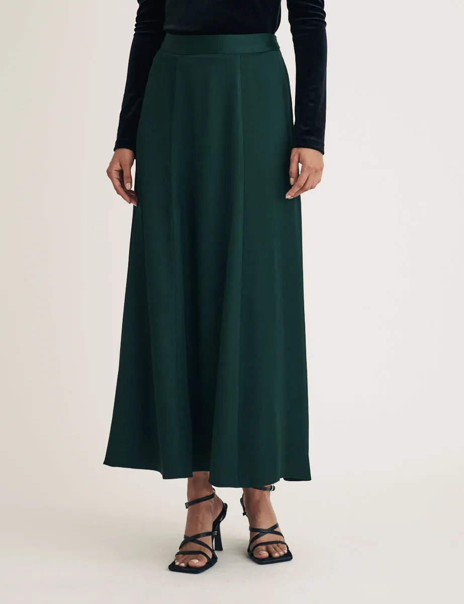 Forest Green Milo Midi Skirt sold by Nobody's Child product image thumbnail 3