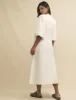 Cream Regan Wrap Midi Dress sold by Nobody's Child