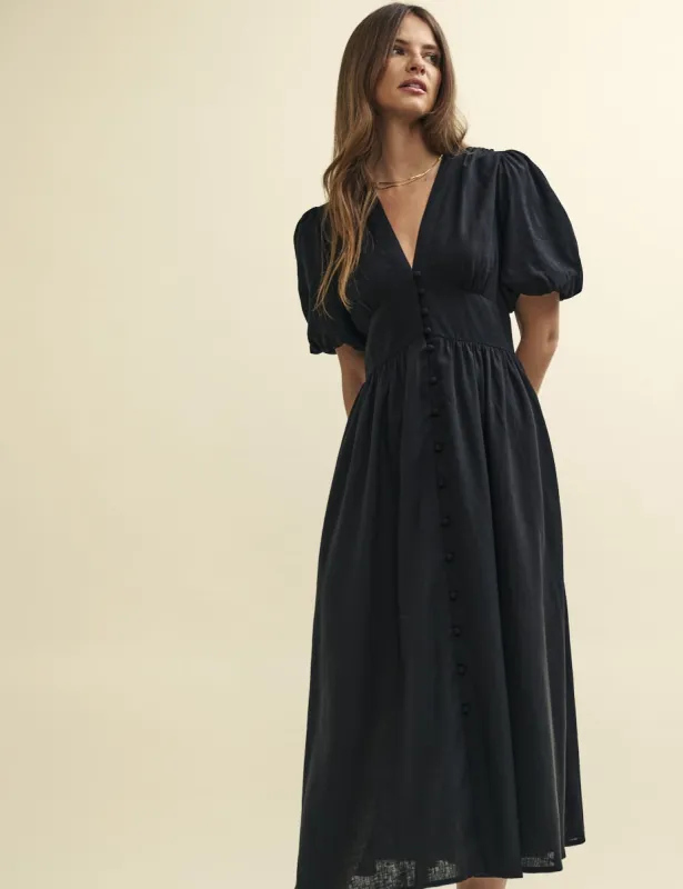 Black Starlight Midaxi Dress sold by Nobody's Child