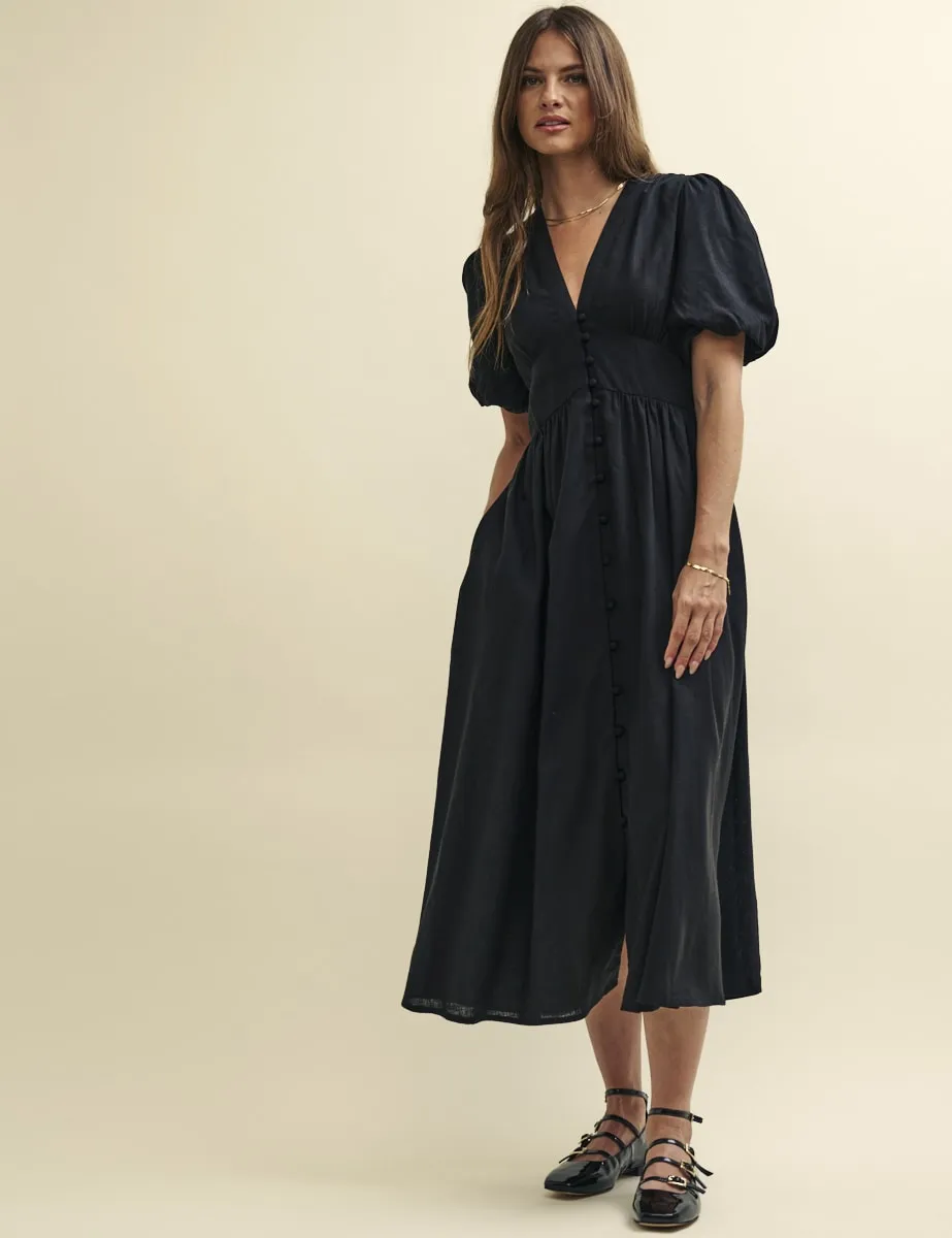 Black Starlight Midaxi Dress sold by Nobody's Child product image thumbnail 2