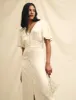 Ivory Satin Bridesmaids Erin Midaxi Dress sold by Nobody's Child