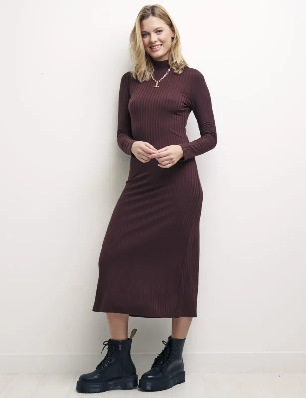 Bailey Cutout Rib Midi Dress made by Nobody's Child