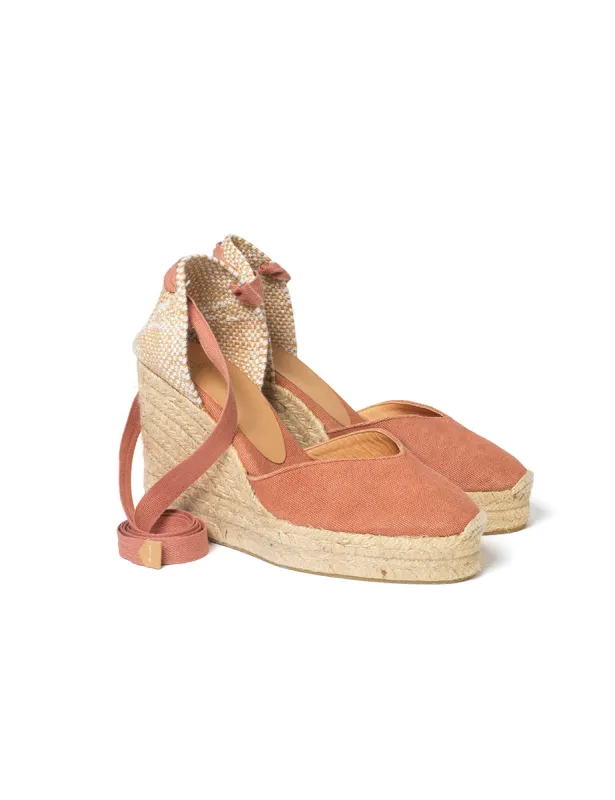 Pink Castaner Chiara Espadrilles sold by Nobody's Child
