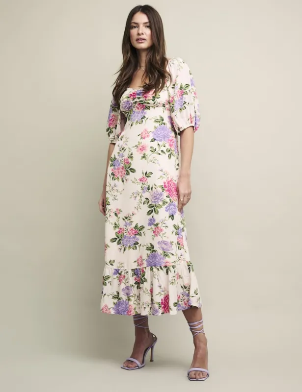 Floral Darcie Midi Dress sold by Nobody's Child