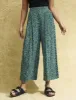 Green Speckle Print Zeena Trouser sold by Nobody's Child