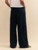 Black Wide Leg Zeena Trousers sold by Nobody's Child
