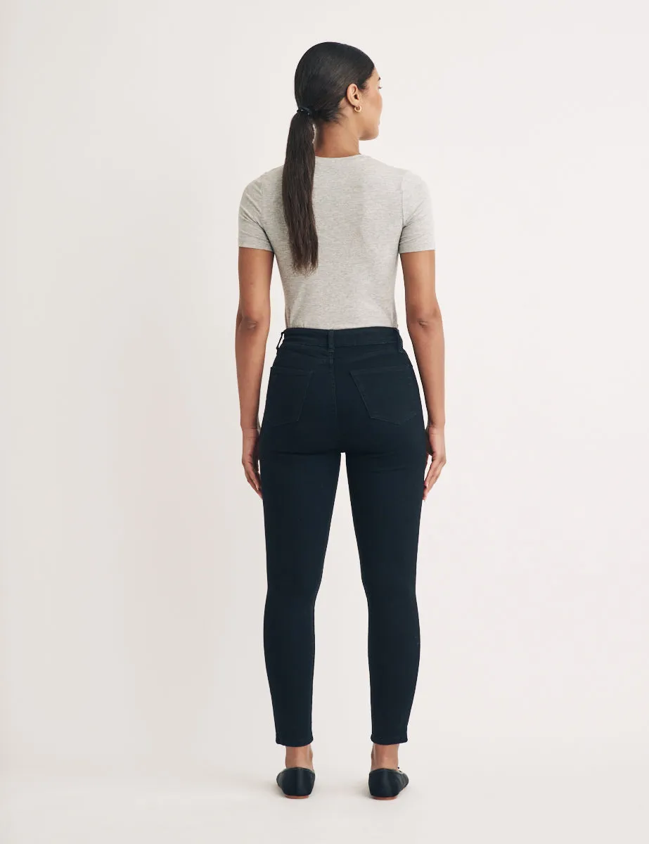 Black High Rise Skinny Jeans sold by Nobody's Child product image thumbnail 3