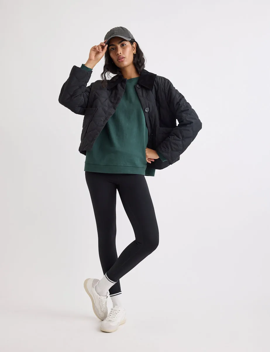 Green Boxy Sweatshirt sold by Nobody's Child product image thumbnail 2