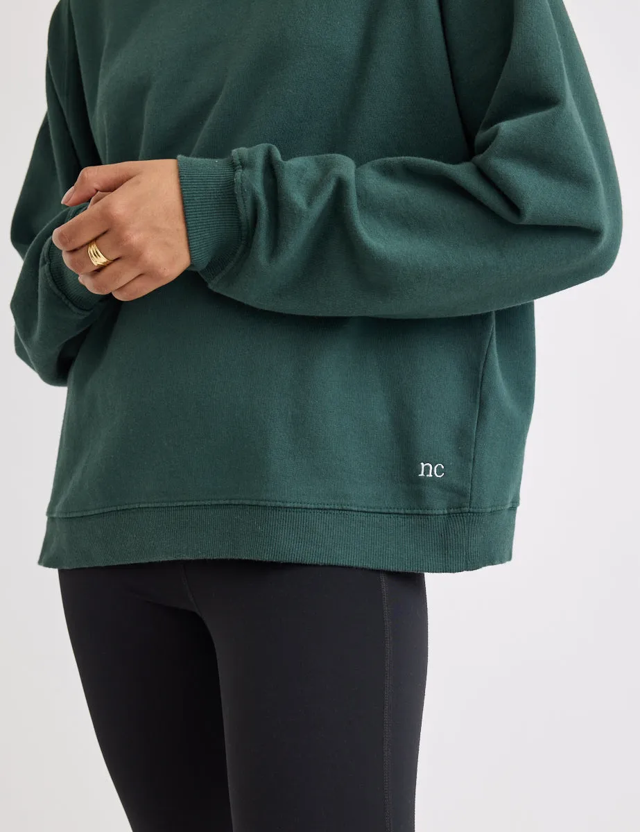 Green Boxy Sweatshirt sold by Nobody's Child product image thumbnail 3