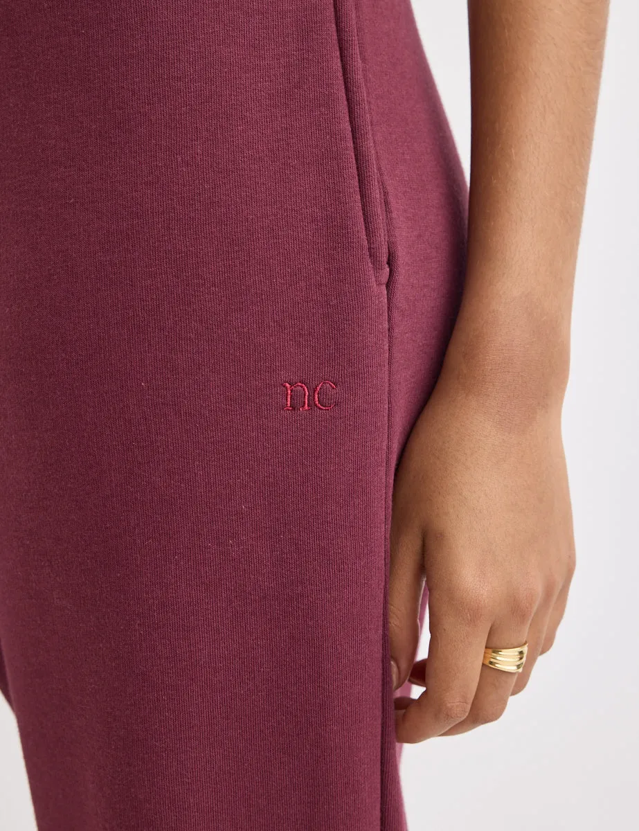 Burgundy Tapered Joggers sold by Nobody's Child product image thumbnail 4