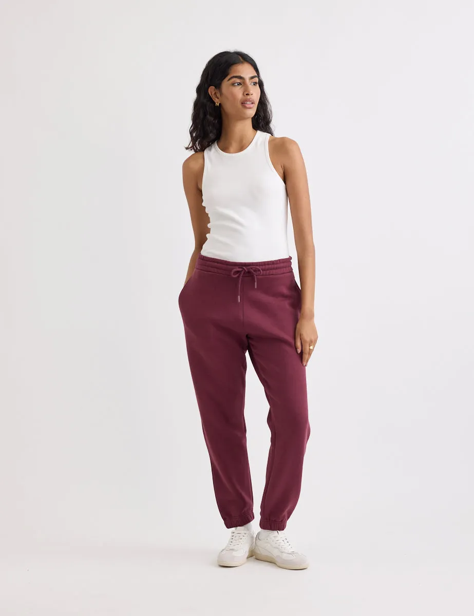 Burgundy Tapered Joggers sold by Nobody's Child product image thumbnail 3