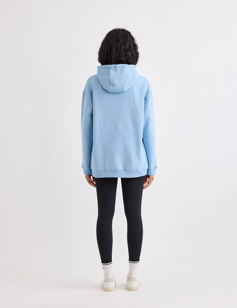 Blue Longline Hoodie sold by Nobody's Child product image thumbnail 4