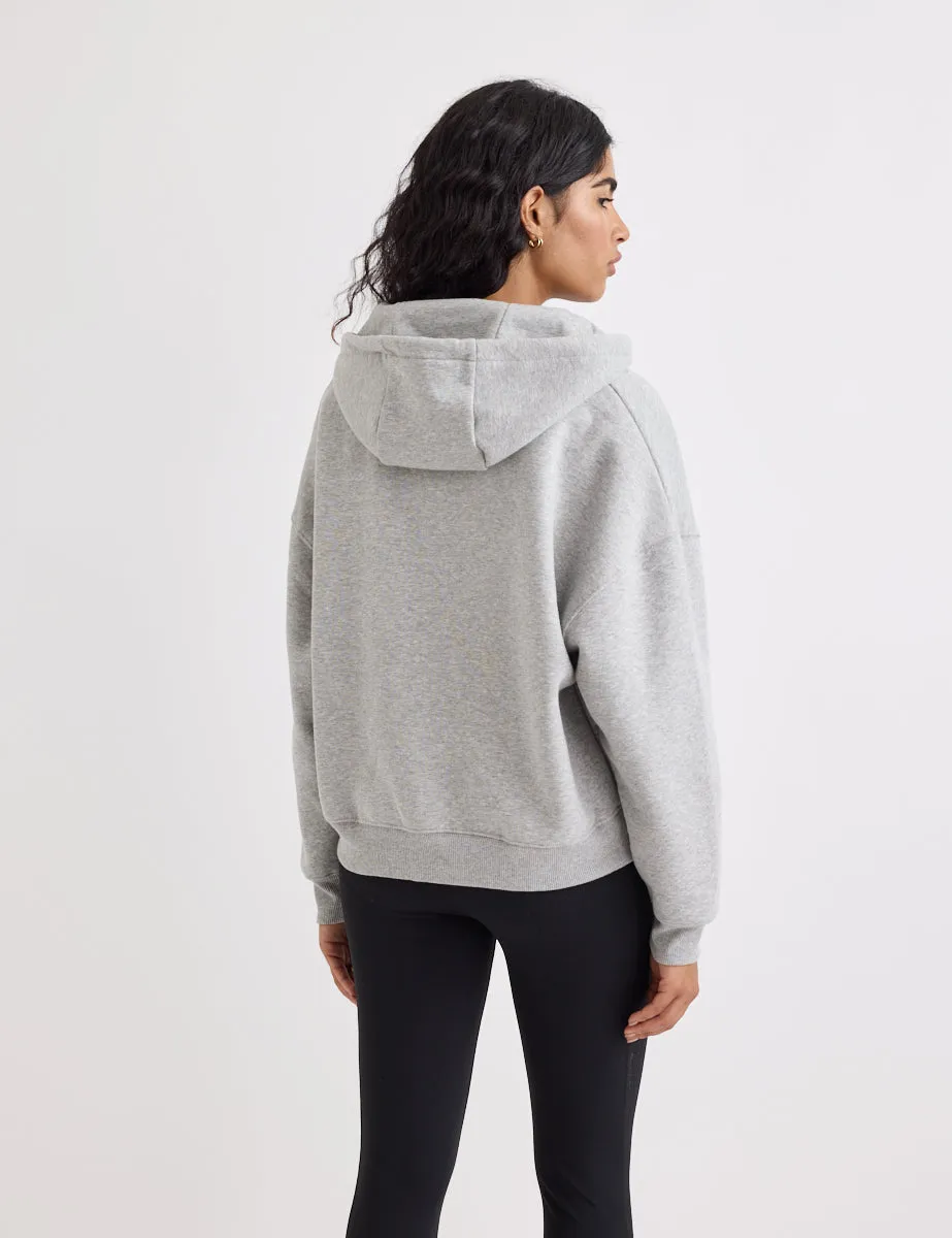 Grey Zip Through Hoodie sold by Nobody's Child product image thumbnail 4
