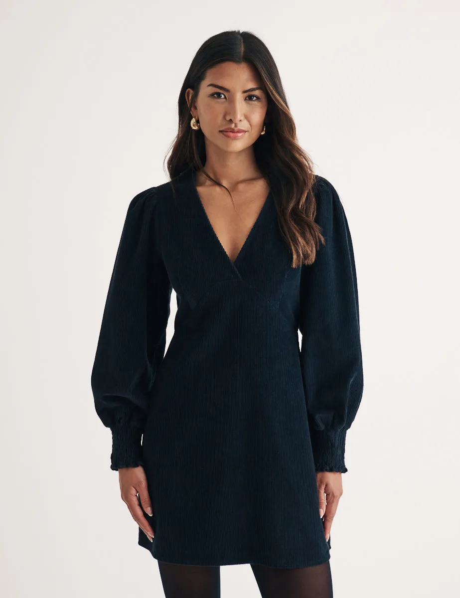 Black Cord Rigga Mini Dress sold by Nobody's Child product image thumbnail 2