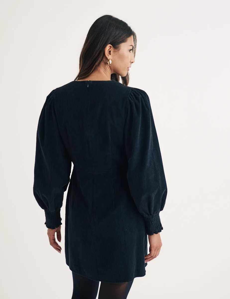 Black Cord Rigga Mini Dress sold by Nobody's Child product image thumbnail 4