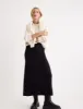 Black Knitted Midi Skirt sold by Nobody's Child